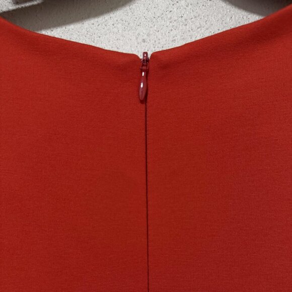 Orange sarong style dress by Escada, size 34 (4) - Picture 8 of 10